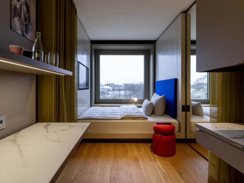 Zimmer Kategorie  Smart Room, © Copypright/b`mine hotel Düseldorf