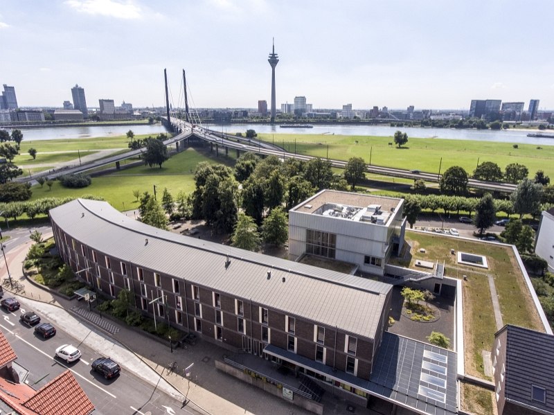 JH D&uuml;sseldorf Obenansicht, &copy; Jugendherberge D&uuml;sseldorf/ L. Dahmen