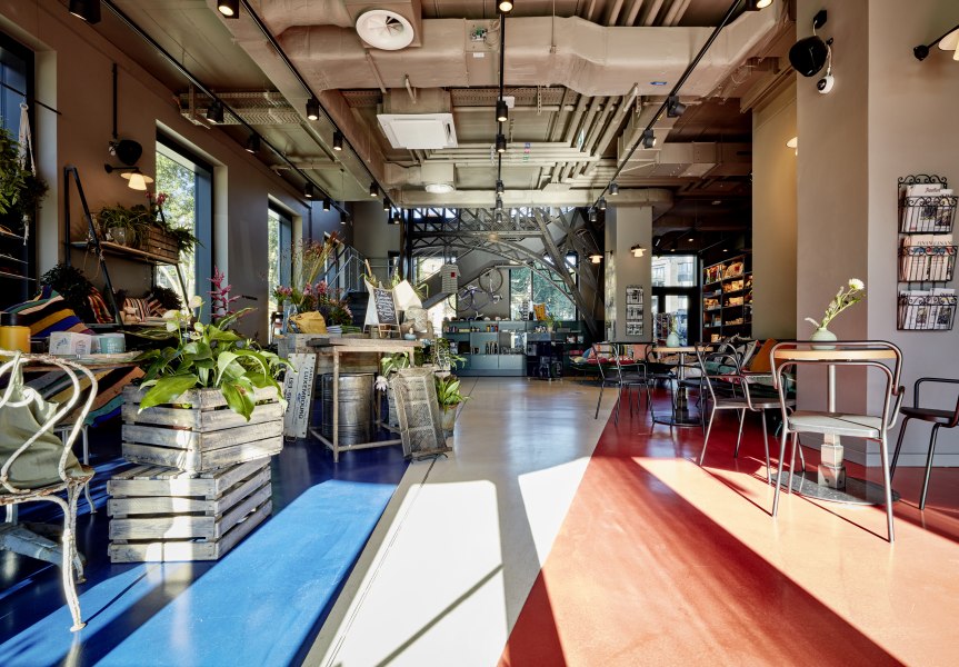 Lobby 25hours Hotels das Tour, © Copyright/Steve Herud Lobby 25hours Hotels das Tour, © Copyright/Steve Herud