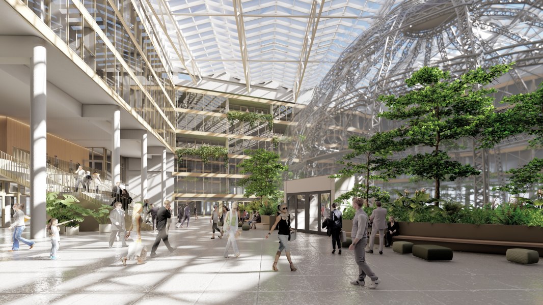 20230323-konferenzbereichtreppe, © Copypright/EUREF Campus Düsseldorf 20230323-konferenzbereichtreppe, © Copypright/EUREF Campus Düsseldorf