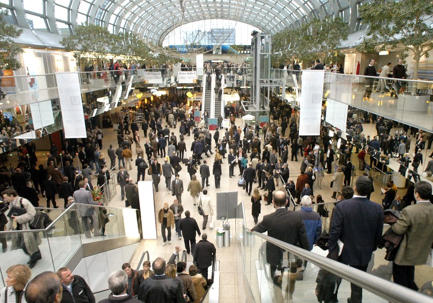 Trade fair entrance north, &copy; Messe D&uuml;sseldorf GmbH