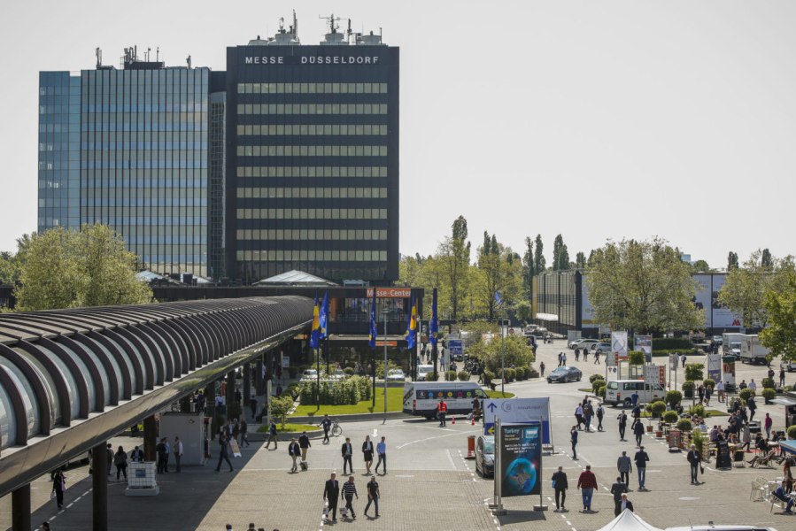 Messe Außenansicht, © Messe Düsseldorf GmbH