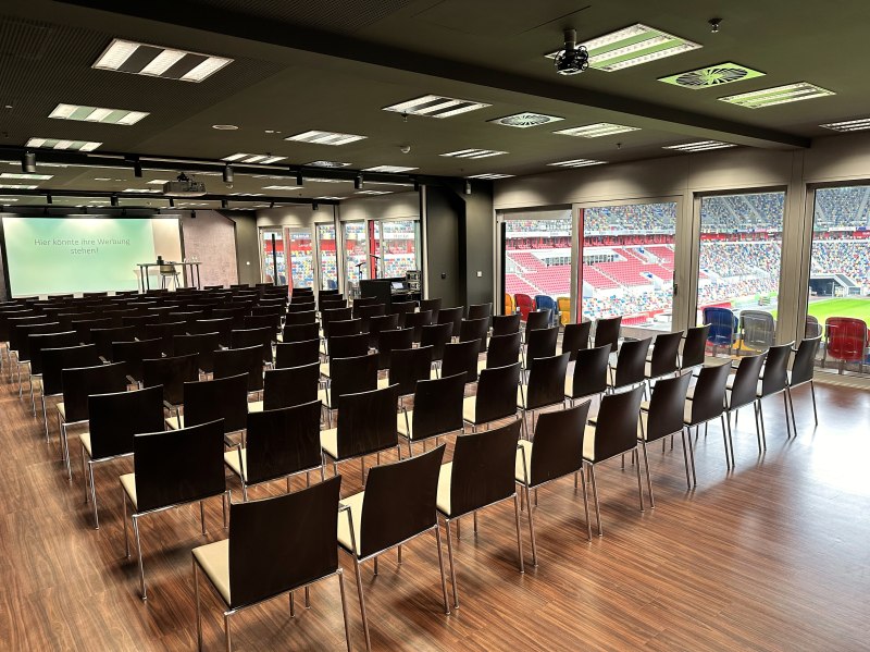 event-loge_stuhlreihen, © Tulip Inn Hotel Düsseldorf Arena event-loge_stuhlreihen, © Tulip Inn Hotel Düsseldorf Arena