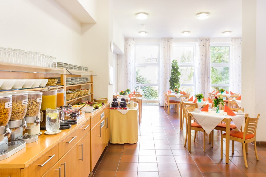 Breakfast room, © Copyright/CVJM Düsseldorf Hotel & Tagung Breakfast room, © Copyright/CVJM Düsseldorf Hotel & Tagung